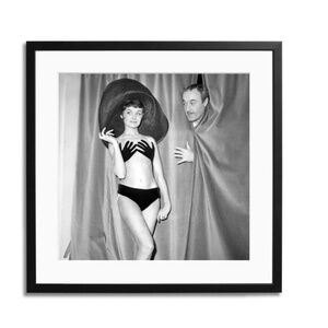 Sonic Editions Bibelot wearing Hand Up Framed Photography Print